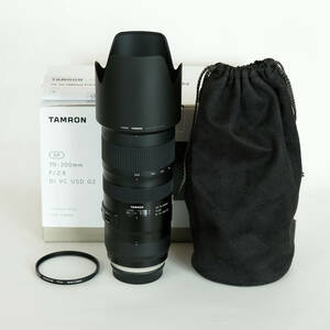[フィルター付] TAMRON SP 70-200mm F/2.8 Di VC USD G2（Model A025）[キヤノン用] / Canon EFマウント / フルサイズ