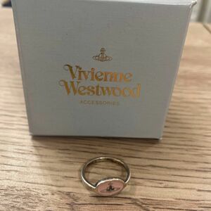 Vivienne Westwood リトルメダルリング　指輪　スモークピンク