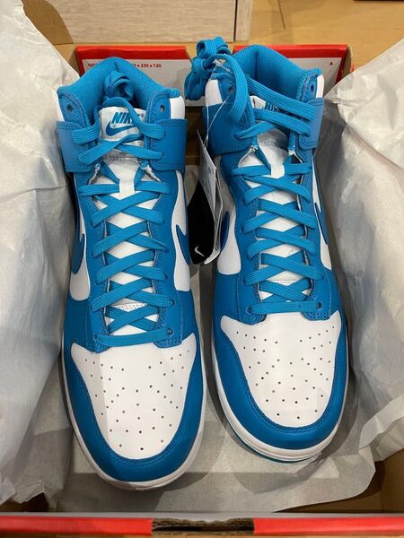 ナイキ ダンクハイ LASER BLUE NIKE DUNK