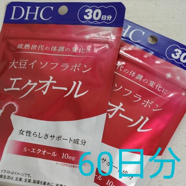 DHC エクオール 　大豆イソフラボン　30日分×2袋