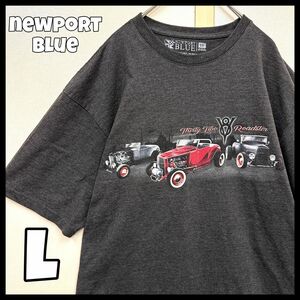 輸入古着 レトロTシャツ クラッシックカープリントTシャツ レトロ車 半袖Tシャツ グレー Tシャツ ヴィンテージ