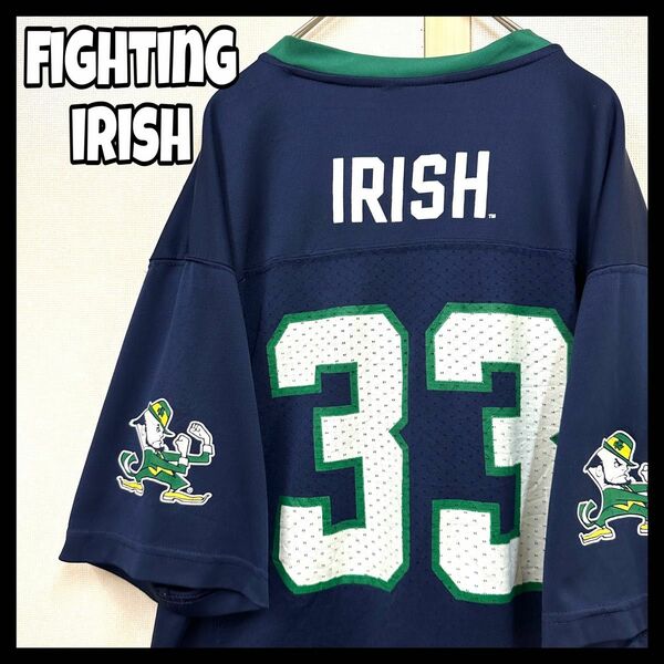 fighting irishノートルダムファイティングアイリッシュ ゲームシャツ NotleDame Fighting Irish