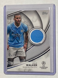 2023-24 Topps UEFA Club Competitions Jersey Card Kyle Walker カイル・ウォーカー 試合着用ジャージーカード 