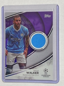 2023-24 Topps UEFA Club Competitions Purple Jersey Card Kyle Walker /299 カイル・ウォーカー 試合着用ジャージーカード 