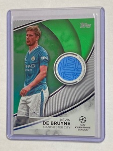 2023-24 Topps UEFA Club Competitions Green Jersey Card Kevin De Bruyne /199 ケヴィン・デ・ブライネ 試合着用ジャージーカード