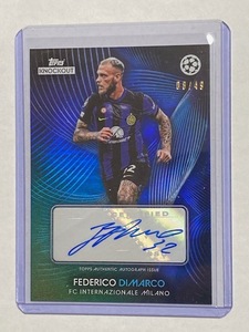 2023-24 Topps UEFA Knockout Champions League Autograph Federico Dimarco /49 フェデリコ・ディマルコ 直筆サインカード