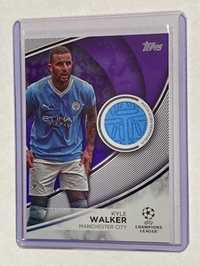 2023-24 Topps UEFA Club Competitions Purple Jersey Card Kyle Walker /299 カイル・ウォーカー 試合着用ジャージーカード
