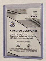 2023-24 Topps UEFA Club Competitions Blue Jersey Card Bernardo Silva /99 ベルナルド・シウバ 試合着用ジャージーカード_画像2