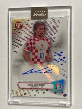 2023 TOPPS PRISTINE ROAD TO EURO 2024 SOCCER Autograph Luka Modric ルカ・モドリッチ 直筆サインカード_画像1