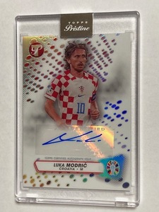 2023 TOPPS PRISTINE ROAD TO EURO 2024 SOCCER Autograph Luka Modric ルカ・モドリッチ 直筆サインカード