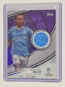 2023-24 Topps UEFA Club Competitions Purple Jersey Card Bernardo Silva /299 ベルナルド・シウバ 試合着用ジャージーカード