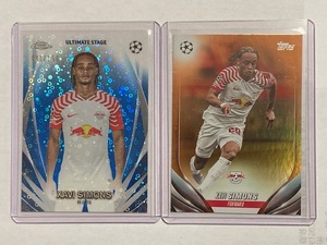 2023-24 Topps UEFA Club Competitions Xavi Simons /150 /25シリアル シャビ・シモンズ 2枚セット