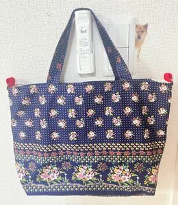 【訳あり商品のため激安出品です！】【ハンドメイド】2wayトートバッグ　花柄