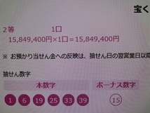 ■ロト6■5月2日:1等6億円的中■4月11日:2等1584万円的中■2年間で1等3回・2等15回・3等108回的中■5月20日まで的中後に50%を後払い■_画像3