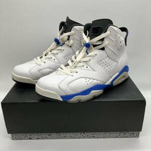 【28.5cm】Nike Air Jordan 6 Retro Sport Blue 2014 ナイキ エアジョーダン6 レトロ スポーツ ブルー (384664-107) F602