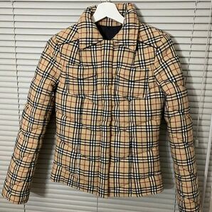 タイムセール！BURBERRY BLUE LABEL リバーシブル　ダウン　ジャケット