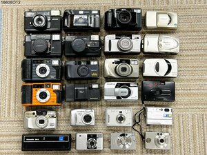 ★部品取りに◎ コンパクトカメラ フィルム デジタル 大量 おまとめ セット CANON/PENTAX/OLYMPUS/KONICA/FUJICA etc.. 16608O12.