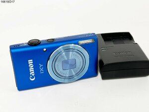 ★Canon キャノン IXY 100F PC1896 ブルー コンパクト デジタルカメラ バッテリーチャージャー付 動作未確認 16618O17-12