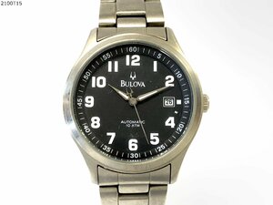 ★BULOVA ブローバ BVM003 チタン 自動巻き デイト メンズ 腕時計 2100T15-14