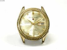 ★SEIKO 5 セイコー ファイブ Sportmatic 6619-8090　21石 デイデイト 自動巻き イルカマーク ゴールド メンズ 腕時計 2112T8-17_画像1