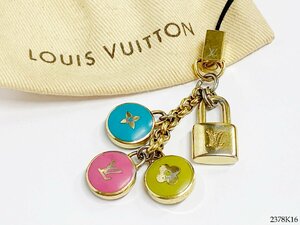 ★送料無料◎LOUIS VUITTON ルイ・ヴィトン ビジュー テレフォンヌ パスティーユ マルチカラー ストラップ チャーム 巾着袋付き 2378K16-20