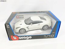 ★burago ブラーゴ 1/18 2009 Nissan 日産 GT-R ホワイト ミニカー 箱付き 2506K15-5_画像1