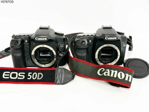 ★Canon キャノン EOS 50D イオス デジタル 一眼レフ カメラ ボディ 2台 おまとめ 16787O5-9