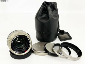 ★CONTAX コンタックス Carl Zeiss カールツァイス Planar 2/45 T* レンジファインダー カメラ レンズ フィルター フード 16797O15-12