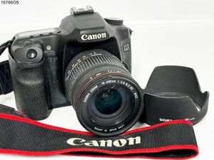 ★シャッターOK◎ Canon キャノン EOS 50D SIGMA 18-200mm 1:3.5-6.3 DC 一眼レフ デジタルカメラ ボディ レンズ フード 16786O5-9