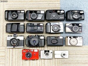 ★部品取りに◎ コンパクトカメラ フィルム デジタル 大量 おまとめ セット CANON/NIKON/PENTAX/OLYMPUS/KYOCERA/KONICA etc.. 2616K8.