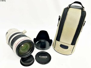 ★Canon キャノン ZOOM EF 28-300mm 1:3.5-5.6 L IS USM ULTRASONIC 一眼レフ カメラ レンズ EW-83G フード ケース付 174Y5.