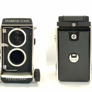 ★シャッターOK◎ MAMIYA マミヤ C220 PROFESSIONAL MAMIYA-SEKOR 1:3.5 f=65mm 二眼レフ フィルムカメラ ボディ レンズ 2069T17-8の画像2