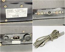 ★通電OK◎ TEAC ティアック A-3300SX オープンリールデッキ オーディオ機器 2476K5._画像6