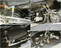 ★アオシマ 1/12 完成品 バイクシリーズ Kawasaki 750 RS (Z2) ブラック ファイヤーボール カワサキ 2点 おまとめ 2507K15-5_画像6