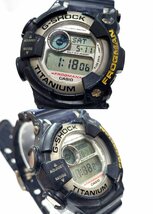 ★稼働品◎ CASIO G-SHOCK TITANIUM FROGMAN カシオ フラッグマン DW-9900 デジタル メンズ 腕時計 現状品 8964M17-19_画像2