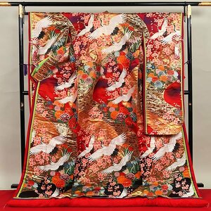 [ peace . pavilion ]EFH130... finished![ colorful wedding kimono ] wedding costume secondhand goods 