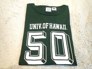 【CHAMPION☆ チャンピオン☆】HAWAII☆American football50☆U・S・A製☆Tシャツsize(M)