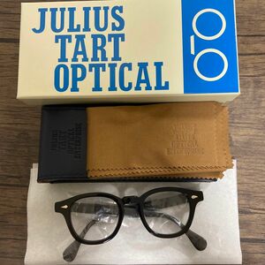 最終価格！即日発送 ジュリアスタートオプティカルar julius tart optical ar 46-22 グレー調光レンズ