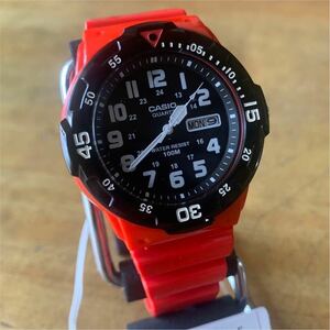 【新品】【箱無し】カシオ CASIO スポーツ アナログ メンズ 腕時計 MRW-200HC-4B レッド