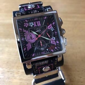 【新品・箱なし】コグ COGU 桜 SAKURA 流通限定 クロノグラフ メンズ 腕時計 BNSKR-BPK ブラック/ピンク