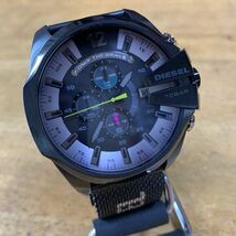 【新品】ディーゼル DIESEL 腕時計 MEGA CHIEF メガチーフ メンズ DZ4514 クォーツ グレー ブラック シルバー_画像1