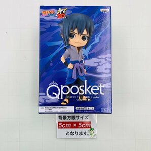 新品未開封 Qposket NARUTO ナルト疾風伝 うちはサスケ Aカラーの画像2