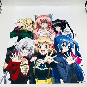 中古品 戦姫絶唱シンフォギアXV フェア B2 布ポスター 集合