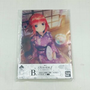 新品未開封 一番くじ 五等分の花嫁∬ ねぇ 一緒にお祭りに行かない? B賞 アクリルボード あなたとお祭り 中野二乃の場合 中野二乃