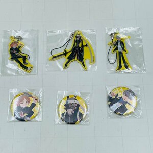 新古品 ペルソナシリーズ PERSONA アクリルチャーム 缶バッジ P4 主人公 鳴上悠 花村陽介 イザナギ クリエイターズ ver セット