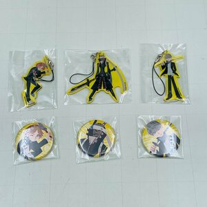 新古品 ペルソナシリーズ PERSONA アクリルチャーム 缶バッジ P4 主人公 鳴上悠 花村陽介 イザナギ クリエイターズ ver セット