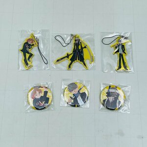 新古品 ペルソナシリーズ PERSONA アクリルチャーム 缶バッジ P4 主人公 鳴上悠 花村陽介 イザナギ クリエイターズ ver セット