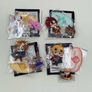 新古品 原神×SWEETS PARADISE 櫻舞万雷 ちびキャラトレーディング アクリルスタンド トーマ ゴロー 鹿野院平蔵 荒瀧一斗 4種セット