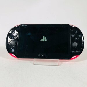 中古難あり PlayStation Vita Wi‐Fiモデル PCH-2000 ピンク ブラック ケーブル欠品