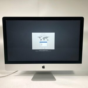 ジャンク iMac Retina 5K 27インチ (Late 2015) Core i7 4.0GHz/64GB/FD 2TB MK482J/A